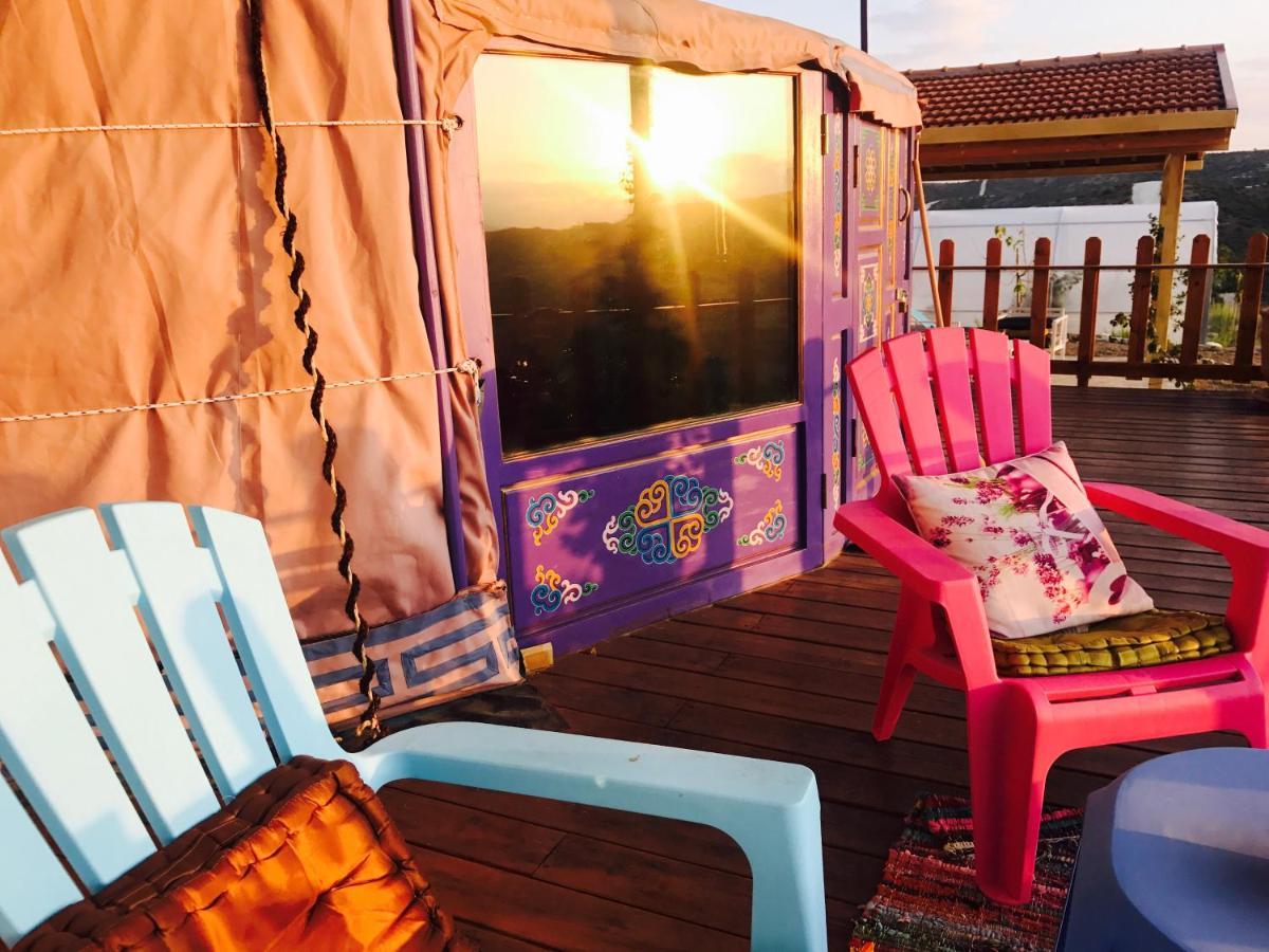 Exclusive Nirvana Yurts Glamping Káto Drys Extérieur photo